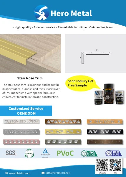 stair nosing datasheet of hero metal tile trim china mafacturer stair nosing datasheet of hero metal tile trim china mafacturer
